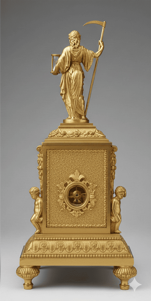 "El Triunfo de Cronos" Reloj de Sobremesa (Francia, c. 1810)